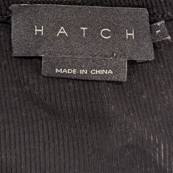 Hatch Maternity The Softest Rib Nursing Henley (Black, Altered) - Picture 8 of 15
